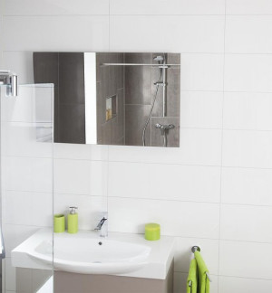 Infrarot-Heizung 800 Watt Spiegel 6mm f&uuml;r Wandmontage