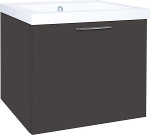 WTU+Mineralguss-WT EKRY anthrazit Hochglanz 1 Auszug 610x550x510mm