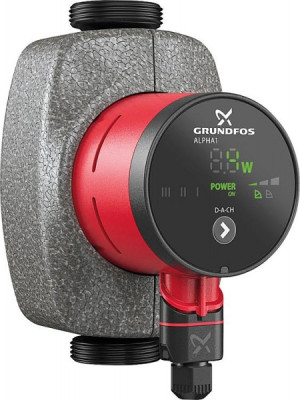 Umw&auml;lzpumpe Grundfos Alpha 1 25-60N, DN25(R1),PN10, 230V, Bl:180mm, Edelstahl