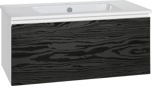 WTU + Keramik-WT Serie ELA Korpus wei&szlig; smt - Front Seekiefer schwarz, 910x420...