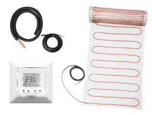 Technotherm WFK 0.5 elektrische Fu&szlig;bodenheizung Heizmatten Set 160W/qm