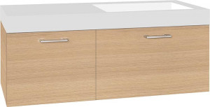 WTU+Mineralguss-WT EMPI Eiche hell 2 Ausz&uuml;ge 1205x534x508mm