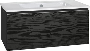 WTU + Keramik-WT Serie ELA Korpus schwarz smt -Front Seekiefer schwarz, 910x4...