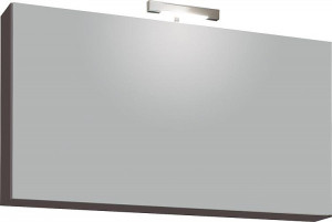Spiegelschrank mit Beleuchtung Anthrazit Hochglanz 1 Klappt&uuml;r 950x500x188mm