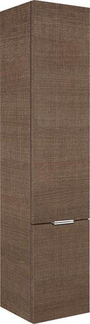 Hochschrank Serie MBF 2 T&uuml;ren Tranche braun Anschlag rechts 350x1625x370mm