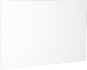 Infrarot-Heizung 600 Watt Stahl pulverbeschichtet wei&szlig; f&uuml;r Wandmontage