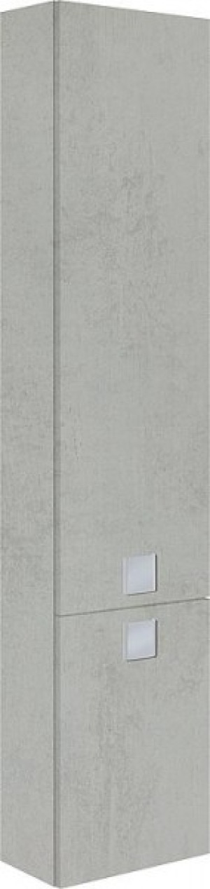 Hochschrank Serie MBL 2 T&uuml;ren E. grau Steind. Anschlag rechts 350x1625x208mm