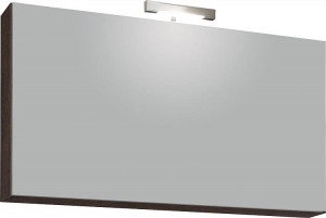 Spiegelschrank mit Beleuchtung Eiche dunkel Dekor 1 Klappt&uuml;r 950x500x188mm