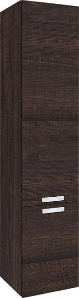 Hochschrank Serie MBB 2 T&uuml;ren Eiche dunkel D. Anschlag rechts 350x1625x208mm