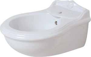 Wand-Bidet JUBIL&Auml;UM BxHxT:400x305x550mmaus Keramik,Wei&szlig;
