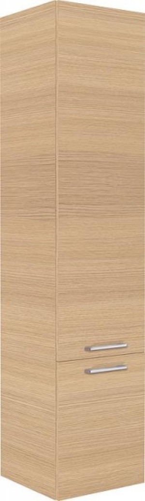 Hochschrank Serie MAA 2 T&uuml;ren Eiche hell Anschlag links 350x1585x370mm