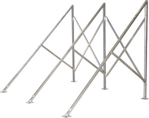 Flachdachmontageset f&uuml;r 1 R&ouml;hrenkollektor HP 30