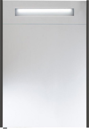 Spiegelschrank m. bel. Blende anthrazitHochglanz 1 T&uuml;re 600x750x188mm