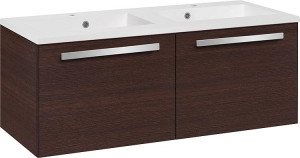 WTU+Mineralguss-WT EBLI Eiche dunkel 2 Ausz&uuml;ge 1210x494x510mm