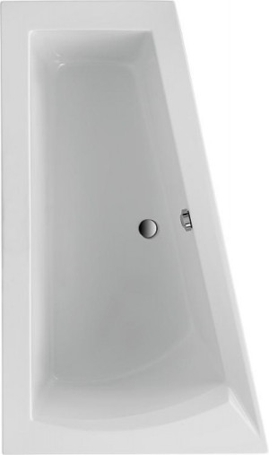 Raumspar-Badewanne LAGO I links BxHxT:1700x500x1000/655mm Acryl,wei&szlig;