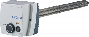 Einschraubheizk&ouml;rper mit Schalter 1,0 KW 11/2 3x400 V AC Einbaul. 300mm
