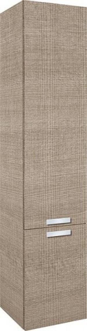 Hochschrank Serie MBB 2 T&uuml;ren Tranche ecru Anschlag links 350x1625x370mm