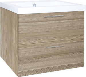 WTU+Mineralguss-WT EKRY L&auml;rche hellbraun 2 Ausz&uuml;ge 610x550x510mm