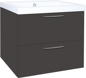 WTU+Mineralguss-WT EKRY anthrazit matt 2 Ausz&uuml;ge 610x550x510mm