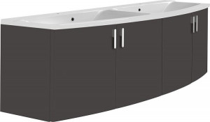 WTU+Mineralguss-WT EMA anthrazit matt 4T&uuml;ren 1410x526x380/510