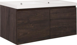 WTU+Mineralguss-WT ELAI Eiche dunkel Dekor 2 Ausz&uuml;ge 1210x580x510mm