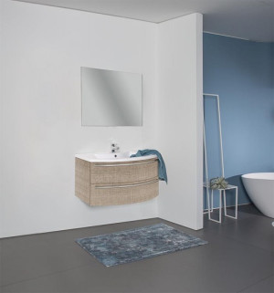 Badm&ouml;bel-Set ELONIA Tranche ecru 2 Ausz&uuml;ge