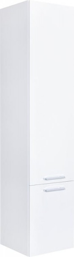 Hochschrank Serie MAA 2 T&uuml;ren wei&szlig; Hgl.Anschlag links 350x1585x370mm