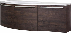WTU+Mineralguss-WT ENURI Eiche dunkel Dekor 3 T&uuml;ren 1455x512x218/510