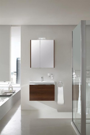 Badm&ouml;bel-Set EOLA L&auml;rche braun Breite 700mm