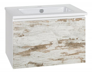 WTU + Keramik-WT Serie ELA Korpus wei&szlig; smt - Front L&auml;rche wei&szlig; used 610x420x5...