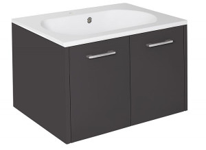 WTU+Mineralguss-WT ENI anthrazit Hochglanz 2 T&uuml;ren 600x459x500mm