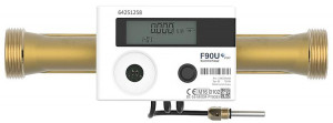 Kompakt-Ultraschallw&auml;rmez&auml;hler F90U3 DN25 (1 1/4)AG, Baul&auml;nge 260mm Durchflus...