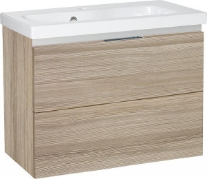 WTU+Keramik-WT EOLA L&auml;rche hellbraun 2 Ausz&uuml;ge 610x580x380mm