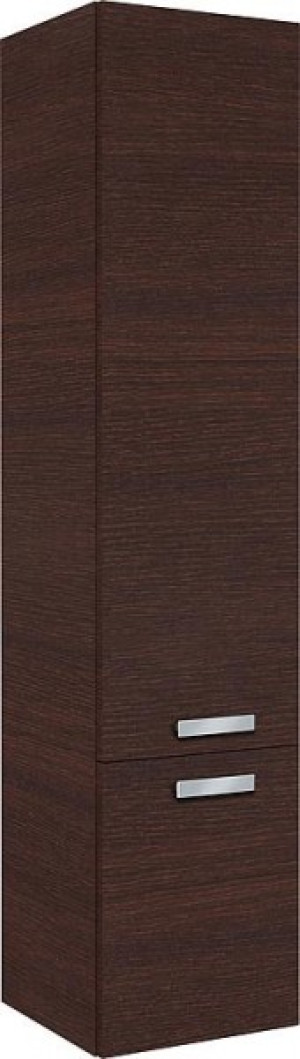 Hochschrank Serie MAB 2 T&uuml;ren Eiche dunkel Anschlag rechts 350x1585x370mm