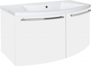 WTU+Mineralguss-WT ELONIA wei&szlig; matt 2 T&uuml;ren 960x535x375/510
