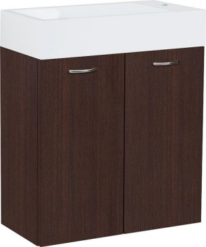 WTU+Mineralguss-WT ENISAR Eiche dunkel 2 T&uuml;ren 500x600x250mm
