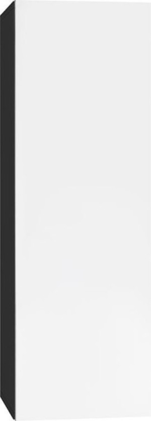 Hochschrank ELA mit Softclose Korpus schwarz smt - Front wei&szlig; Front wei&szlig; smt ...