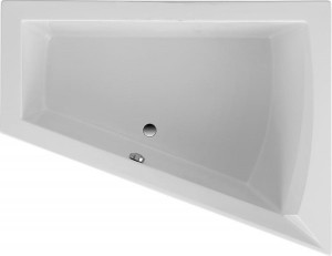 Raumsparbadewanne LAGO II rechts BxHxT:1750x500x1350/700mm Acryl,wei&szlig;