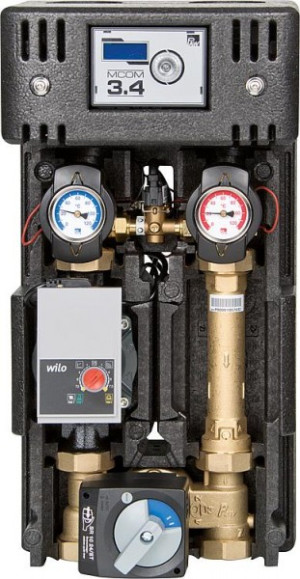 Kesselladeset Heatbloc MC46 DN25 (1), 3-Wege-Mischer Wilo-Yonos Para-RSTG 25/7,5