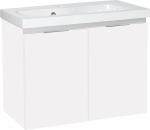 WTU+Keramik-WT EOLA wei&szlig; Hochglanz 2 T&uuml;ren 710x580x380mm