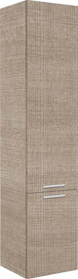Hochschrank Serie MBK 2 T&uuml;ren Tranche ecru Anschlag links 350x1625x370mm