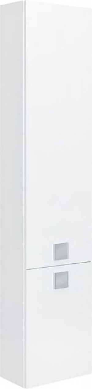 Hochschrank Serie MBL 2 T&uuml;ren wei&szlig; Hgl.Anschlag rechts 350x1625x208mm