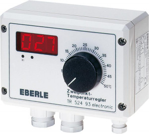 Temperaturregler Typ TR 524 93, digit. Anzeige 0 ... 50 C