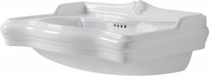 Waschtisch JUBIL&Auml;UM BxHxT:610x270x510mmmit 1 Hahnloch