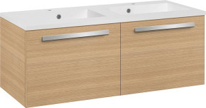 WTU+Mineralguss-WT EBLI Eiche hell 2 Ausz&uuml;ge 1210x494x510mm