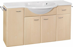WTU+Mineralguss-WT EMUNA Birne Dekor 4 T&uuml;ren 1 Auszug 1200x670x330/500