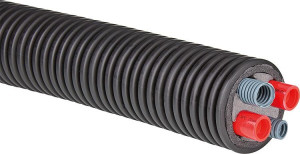 W&auml;rmepumpen-Anschlussset Microflex Duo,L&auml;nge 10m DN32 (40x3,7) Drm. 145mm