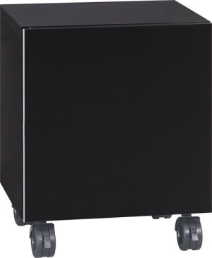 Rollcontainer ELA Korpus schwarz smt - Front schwarz smt 400x400x350mm