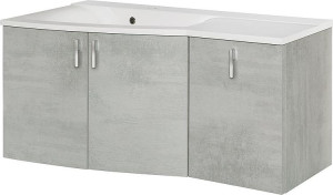 WTU+Mineralguss-WT EBAMO E. grau Steind. 3 T&uuml;. Abl. re. 1060x526x370/510