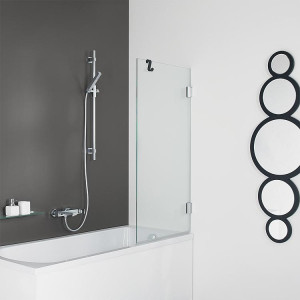 Badewannenaufsatz Farfalla, 8 mm Stark 800x1400 mm 1 Glasdrehteil